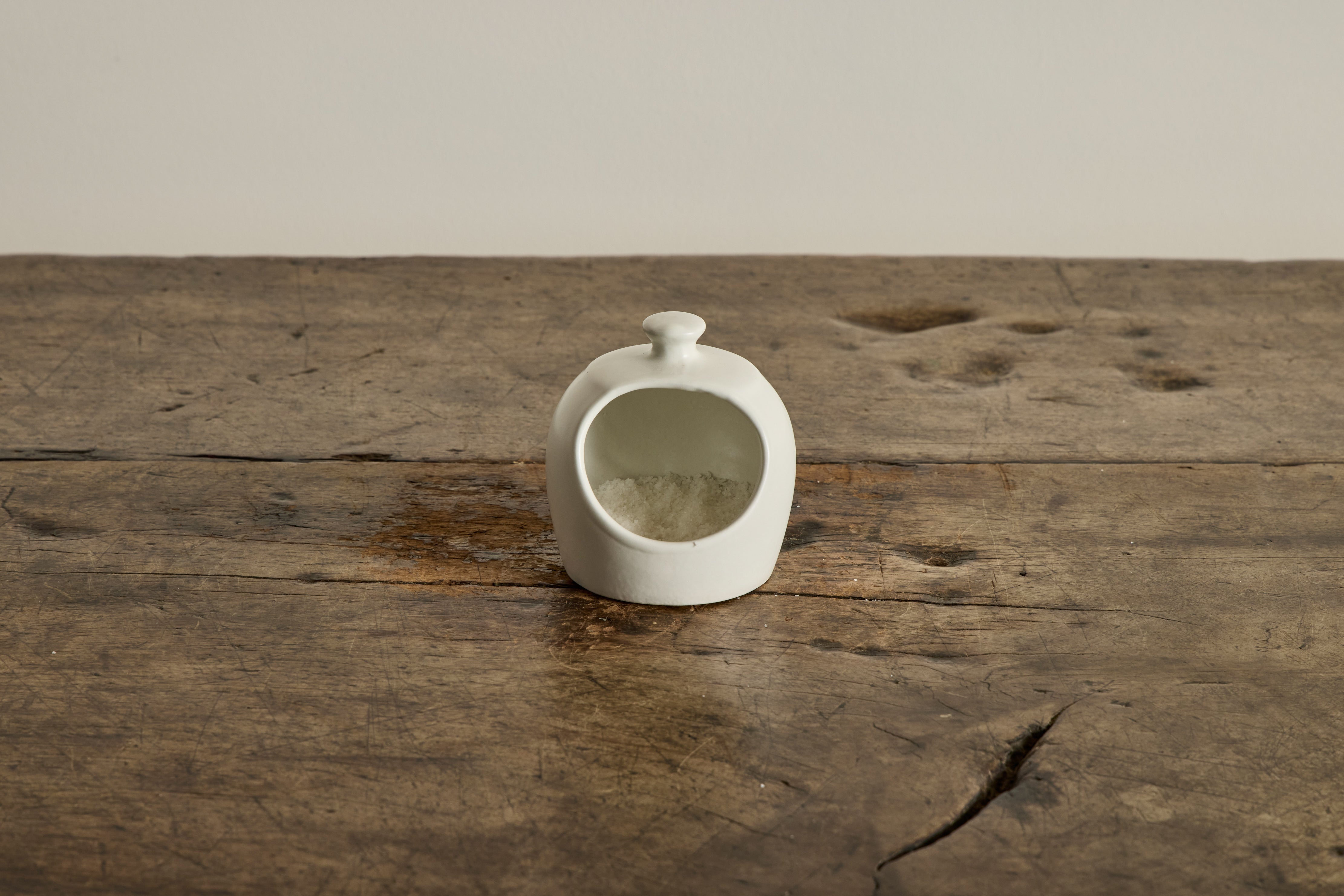 Salt Cellar in Cream