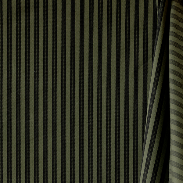 Burnley Overdye Ticking in Olive (Reversible) – Nickey Kehoe