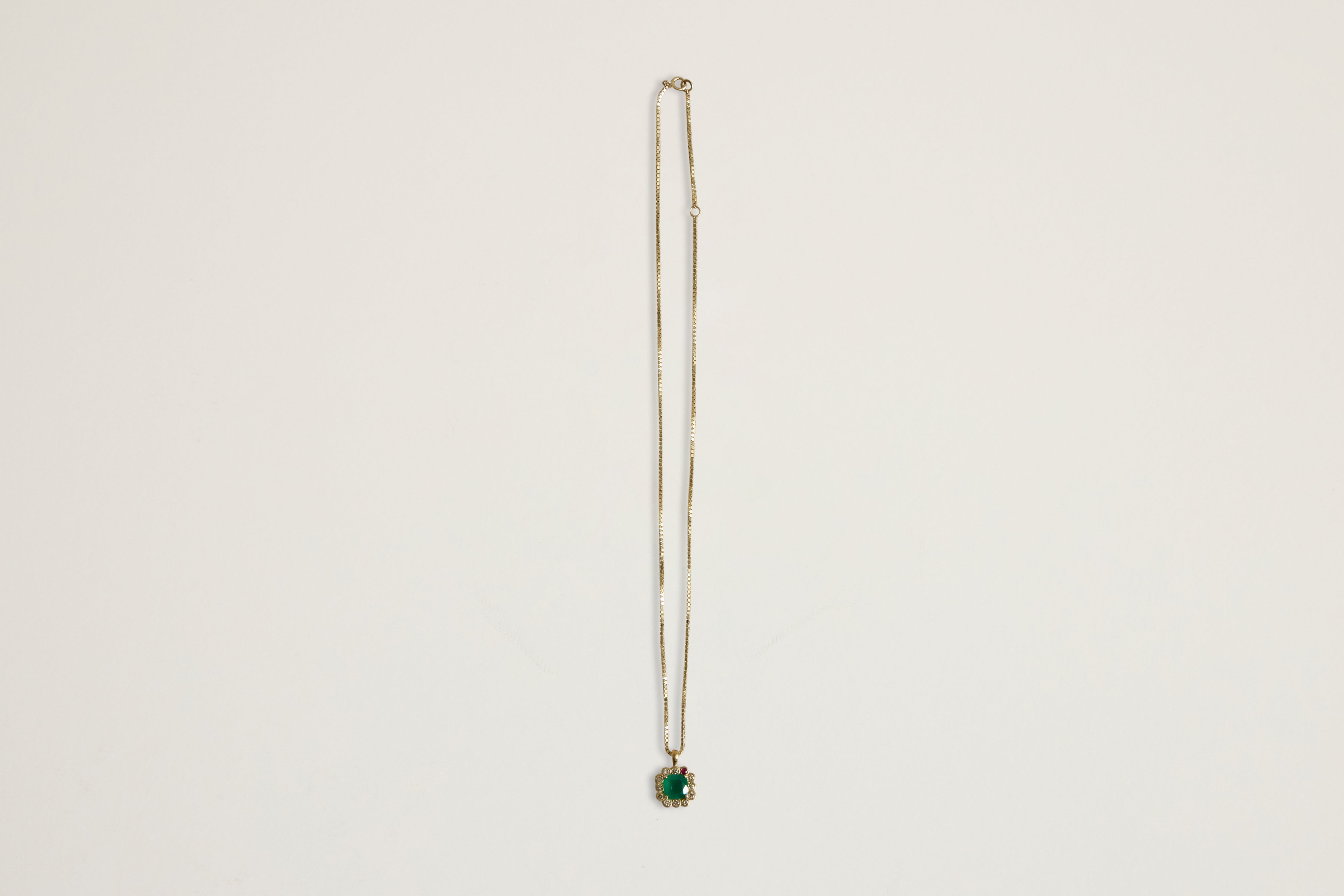 Robin Green Chalcedony Necklace