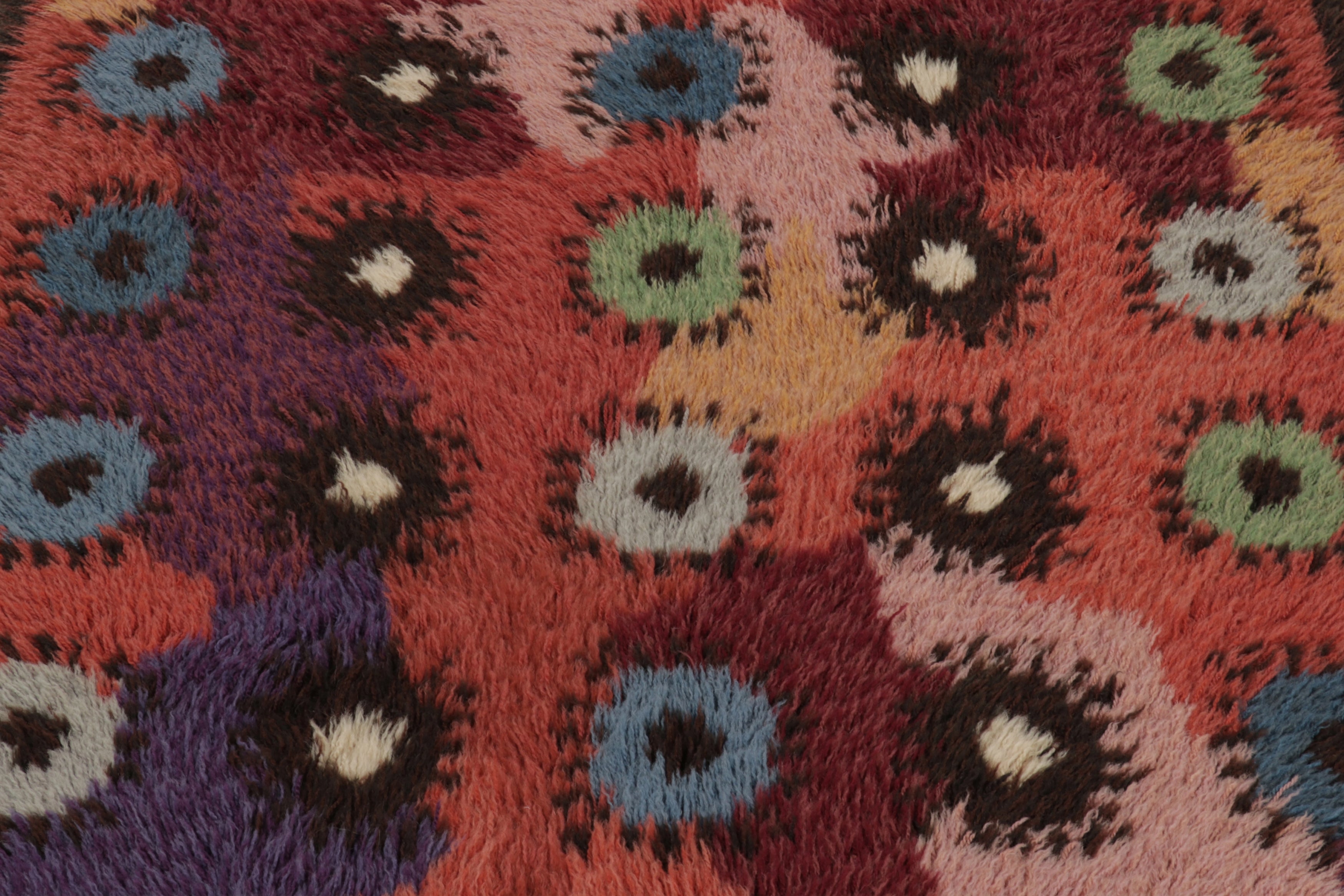 Colorful Turkish Tulu Rug 3’2 X 6’4