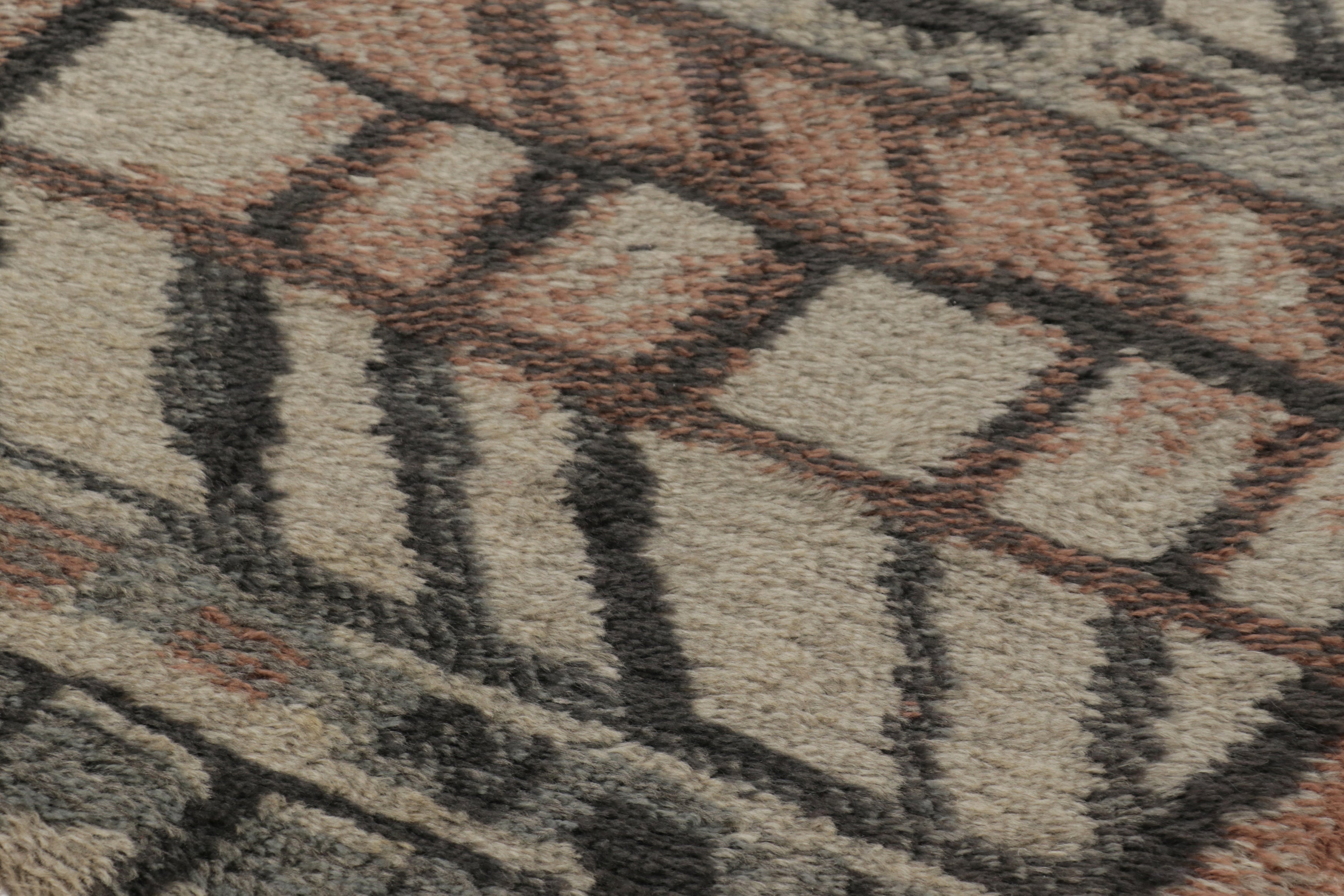 Swedish Rya Rug 4’ X 6’