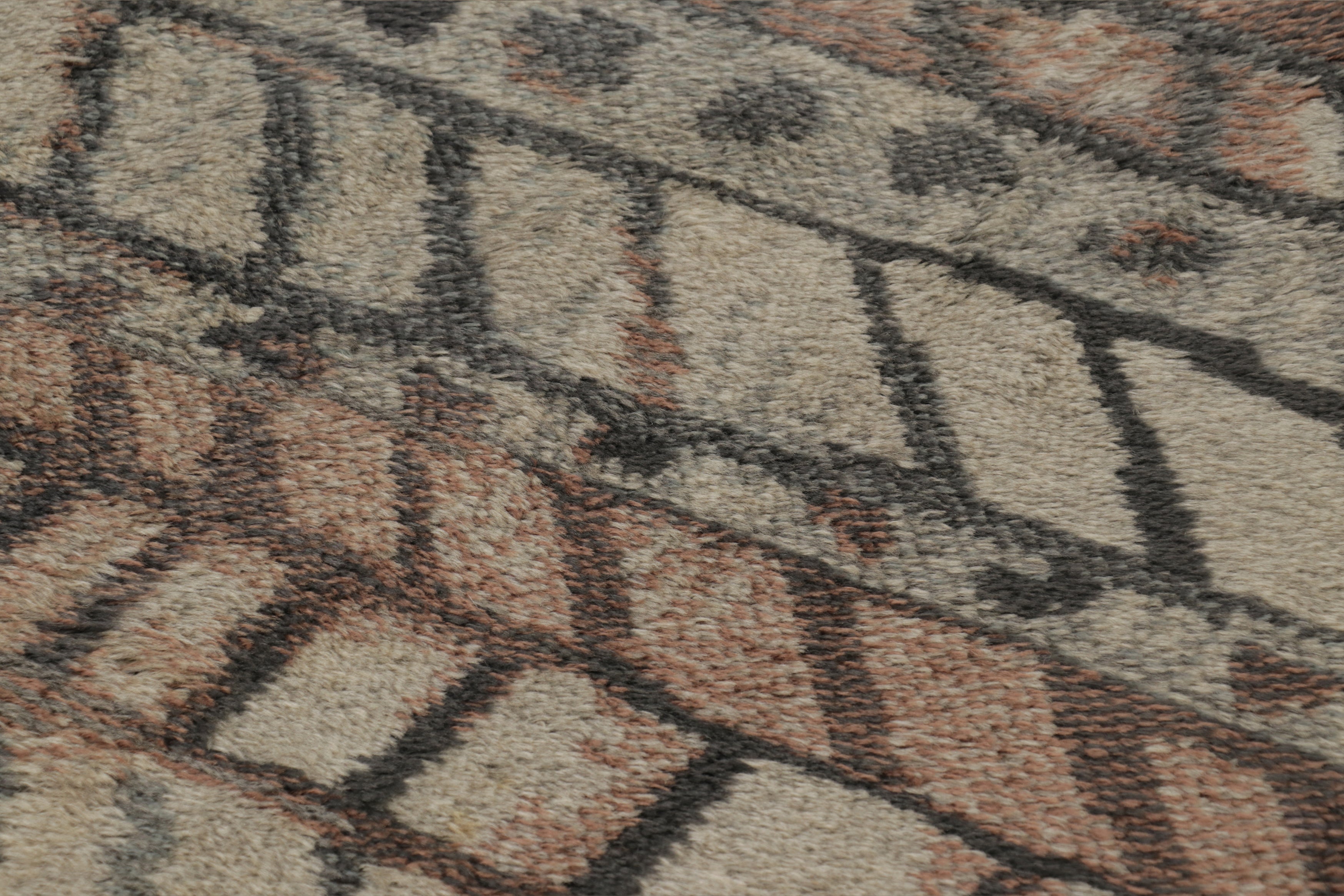 Swedish Rya Rug 4’ X 6’