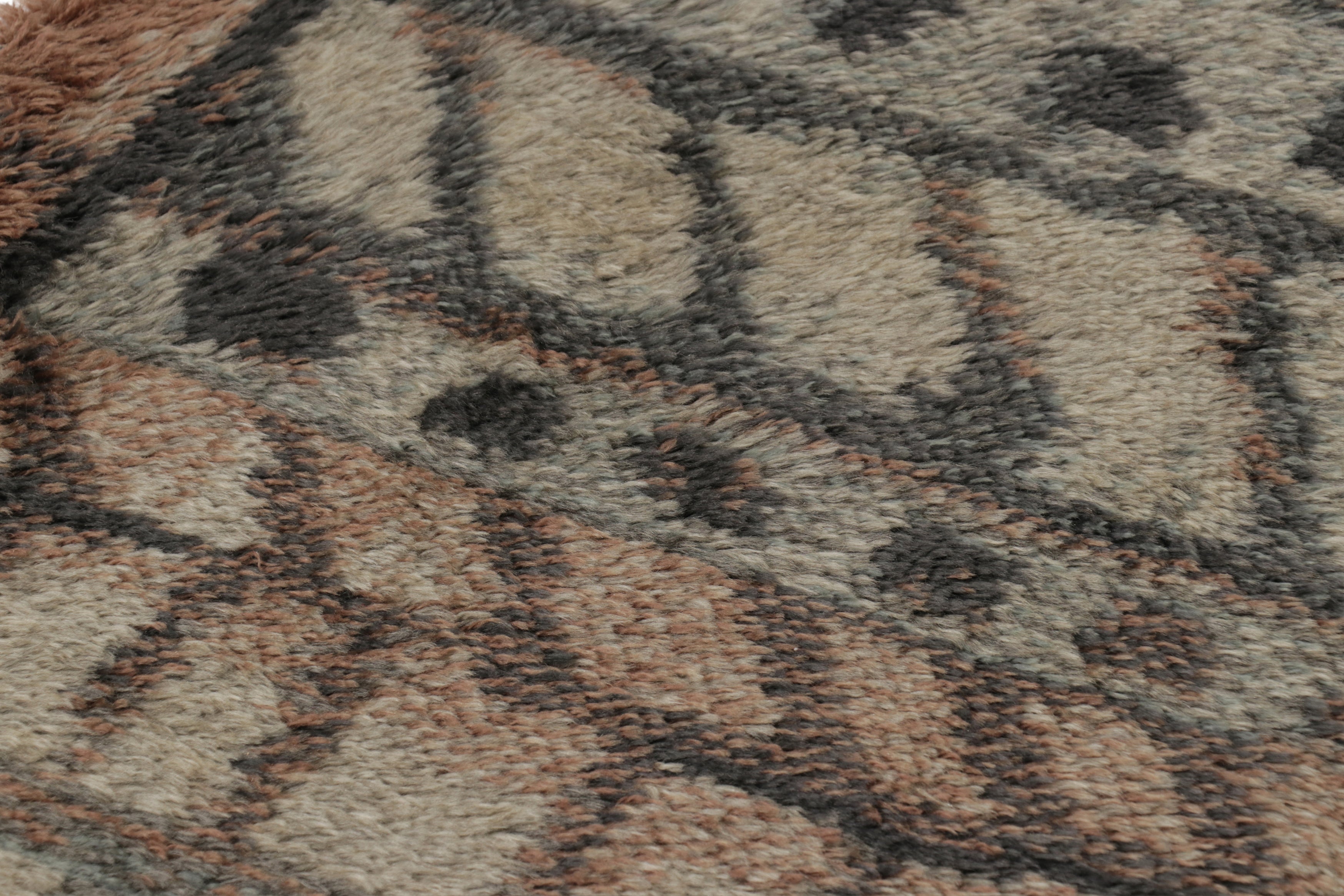Swedish Rya Rug 4’ X 6’
