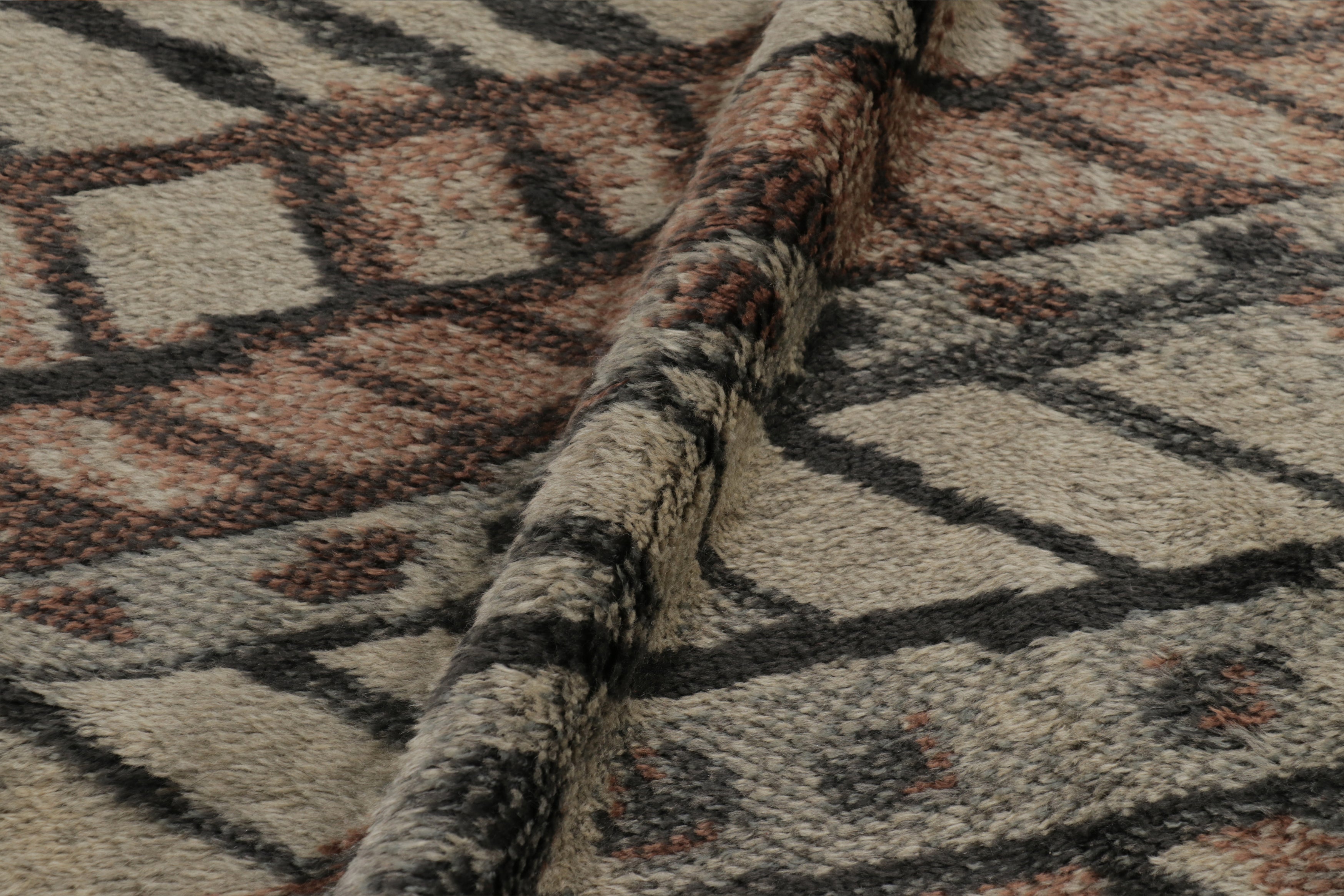 Swedish Rya Rug 4’ X 6’