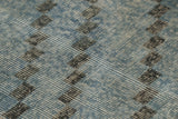 Turkish Blue Diamond Pattern Rug 4’7 X 8’1