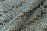 Turkish Blue Diamond Pattern Rug 4’7 X 8’1