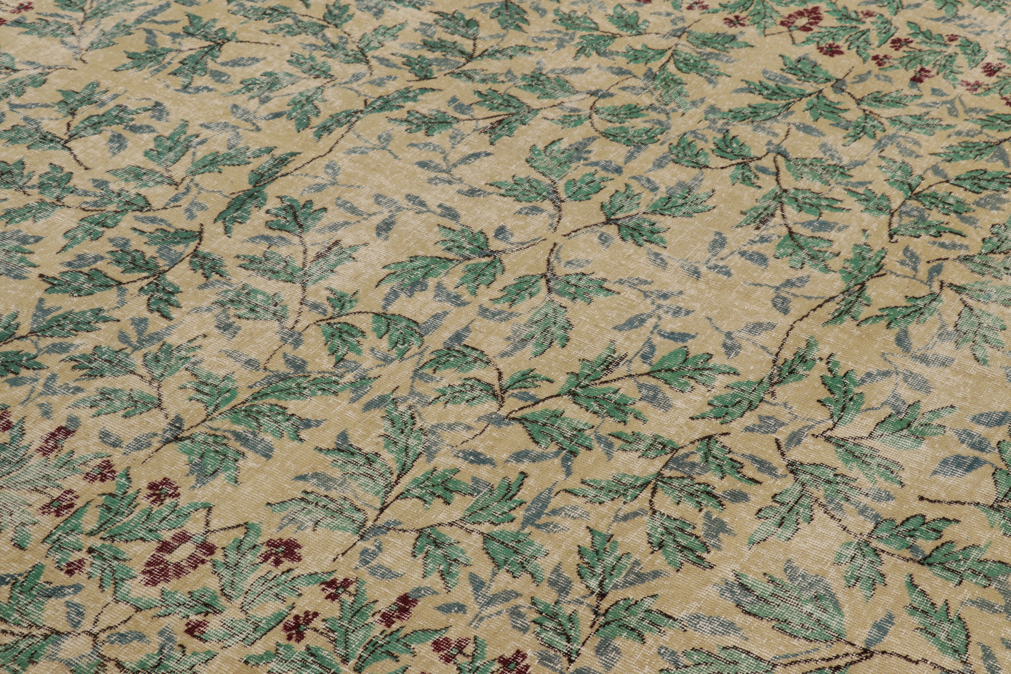 Turkish Botanical Rug 6’8 X 9’10