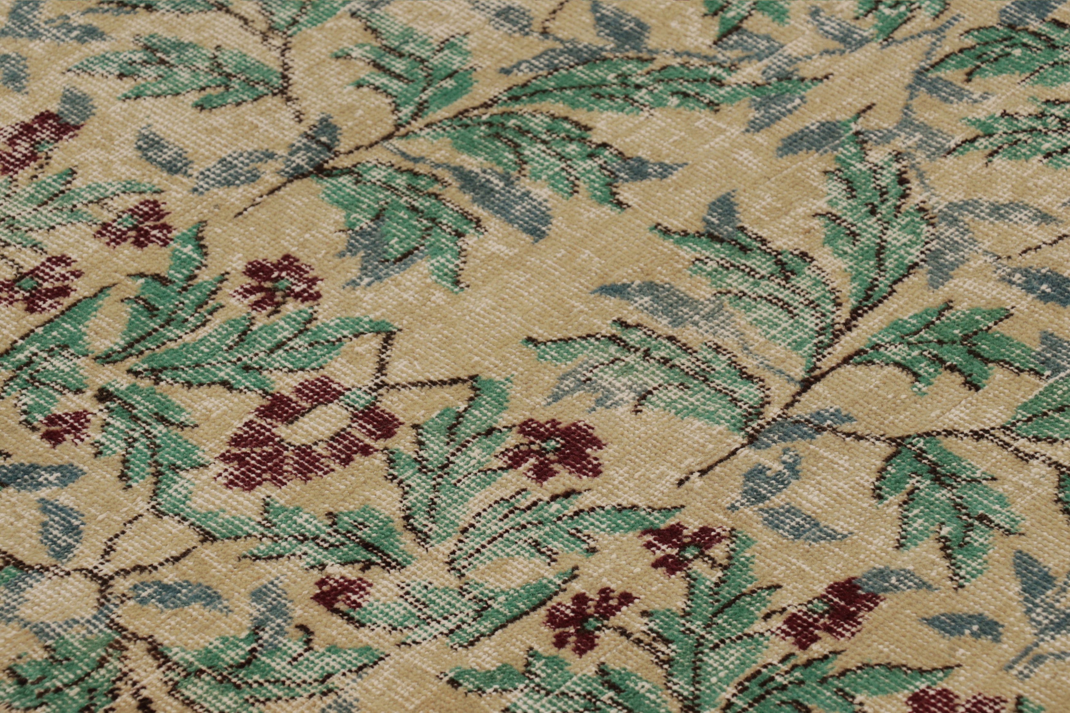 Turkish Botanical Rug 6’8 X 9’10