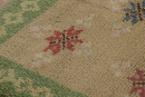 Tile Swedish Rya Floral Rug 4’9 X 6’6
