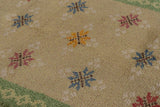 Tile Swedish Rya Floral Rug 4’9 X 6’6