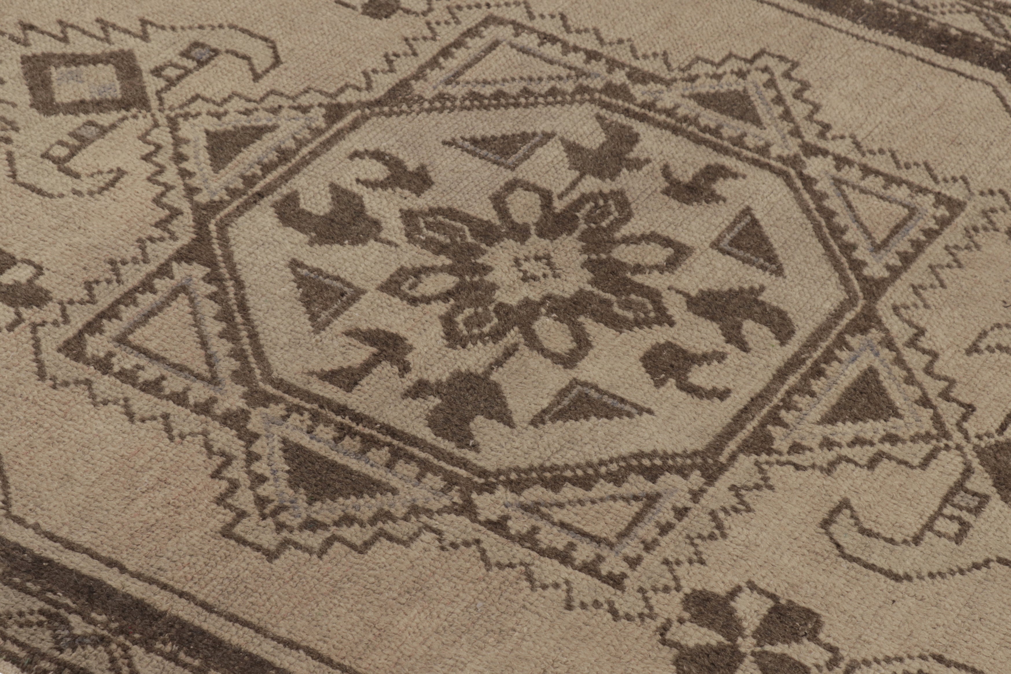 Turkish Brown Medallion Rug 3’10 X 5’9