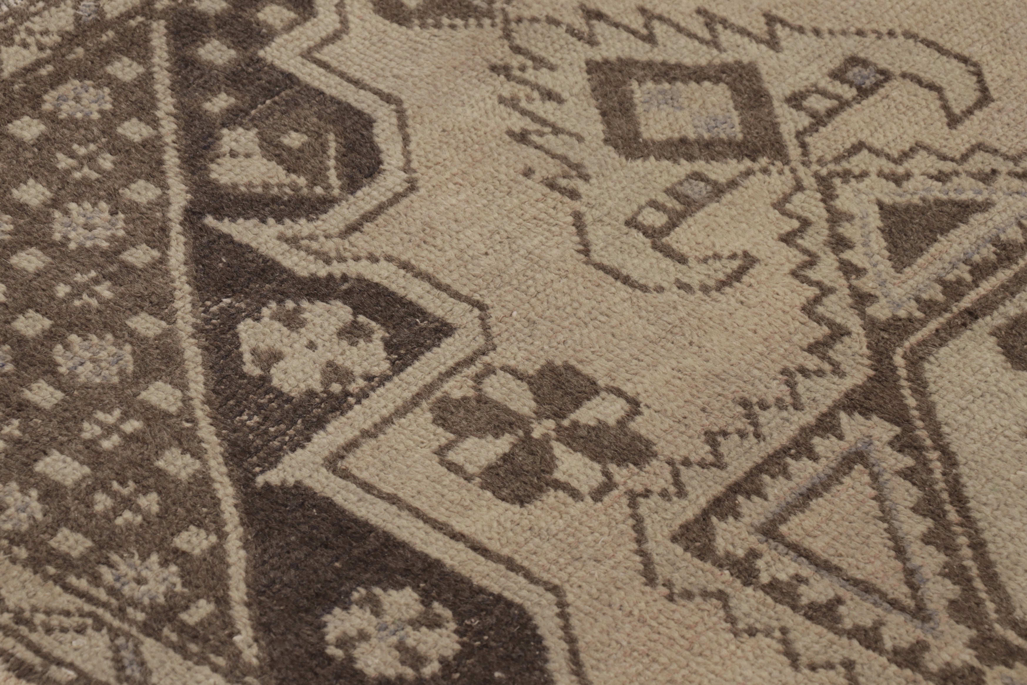 Turkish Brown Medallion Rug 3’10 X 5’9
