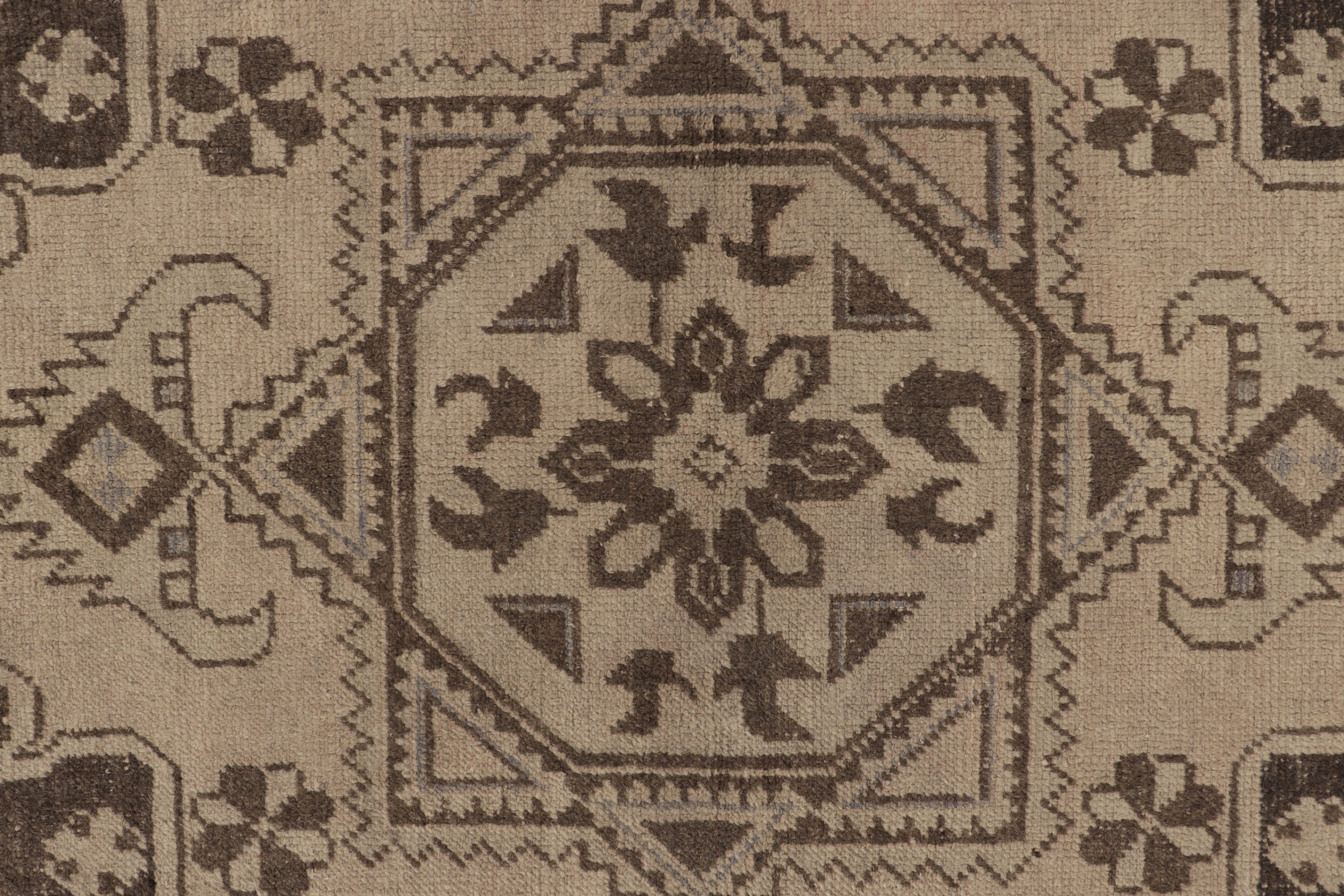 Turkish Brown Medallion Rug 3’10 X 5’9