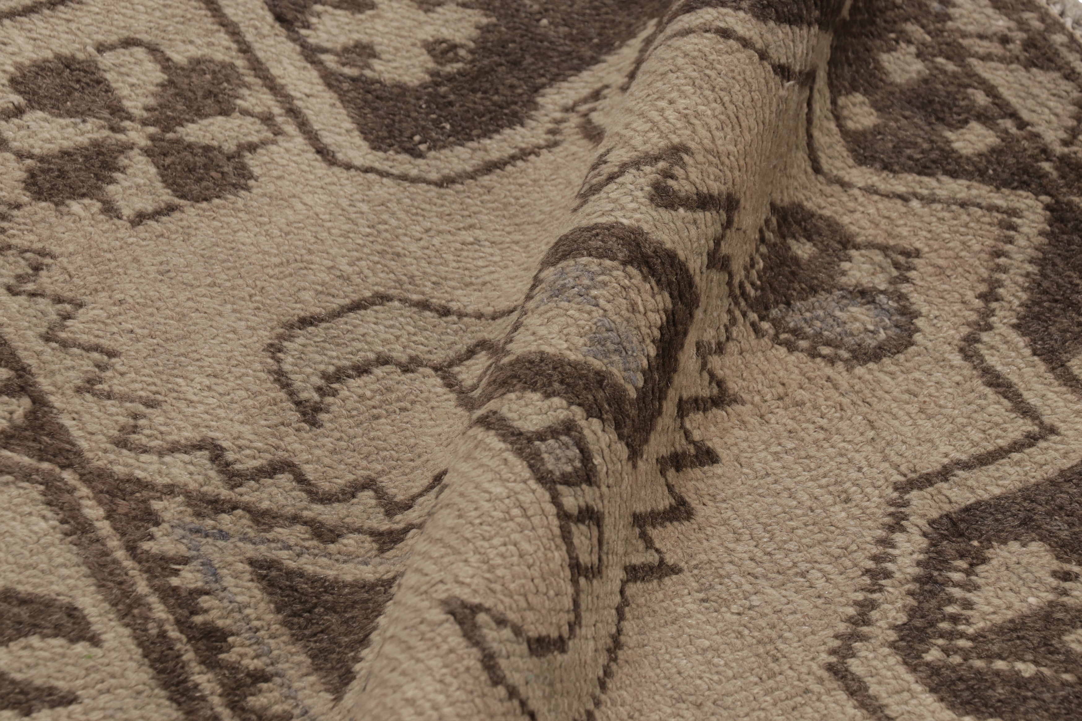 Turkish Brown Medallion Rug 3’10 X 5’9