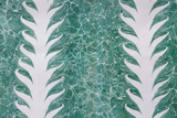 Palm Drop in Sea Green/Chalk