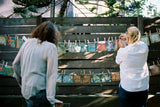 Linen Napkin Marbling Workshop