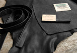 Fine Leather Piping, Nero