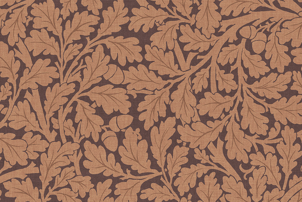Quercus Linen in Aubergine