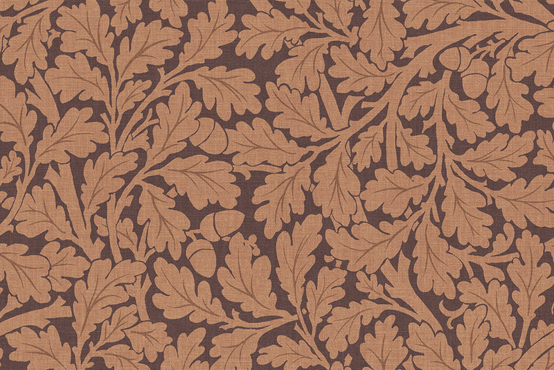 Quercus Linen in Aubergine