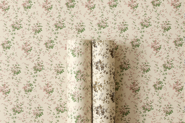 Rambling Rose Wallpaper (Multiple Colors)
