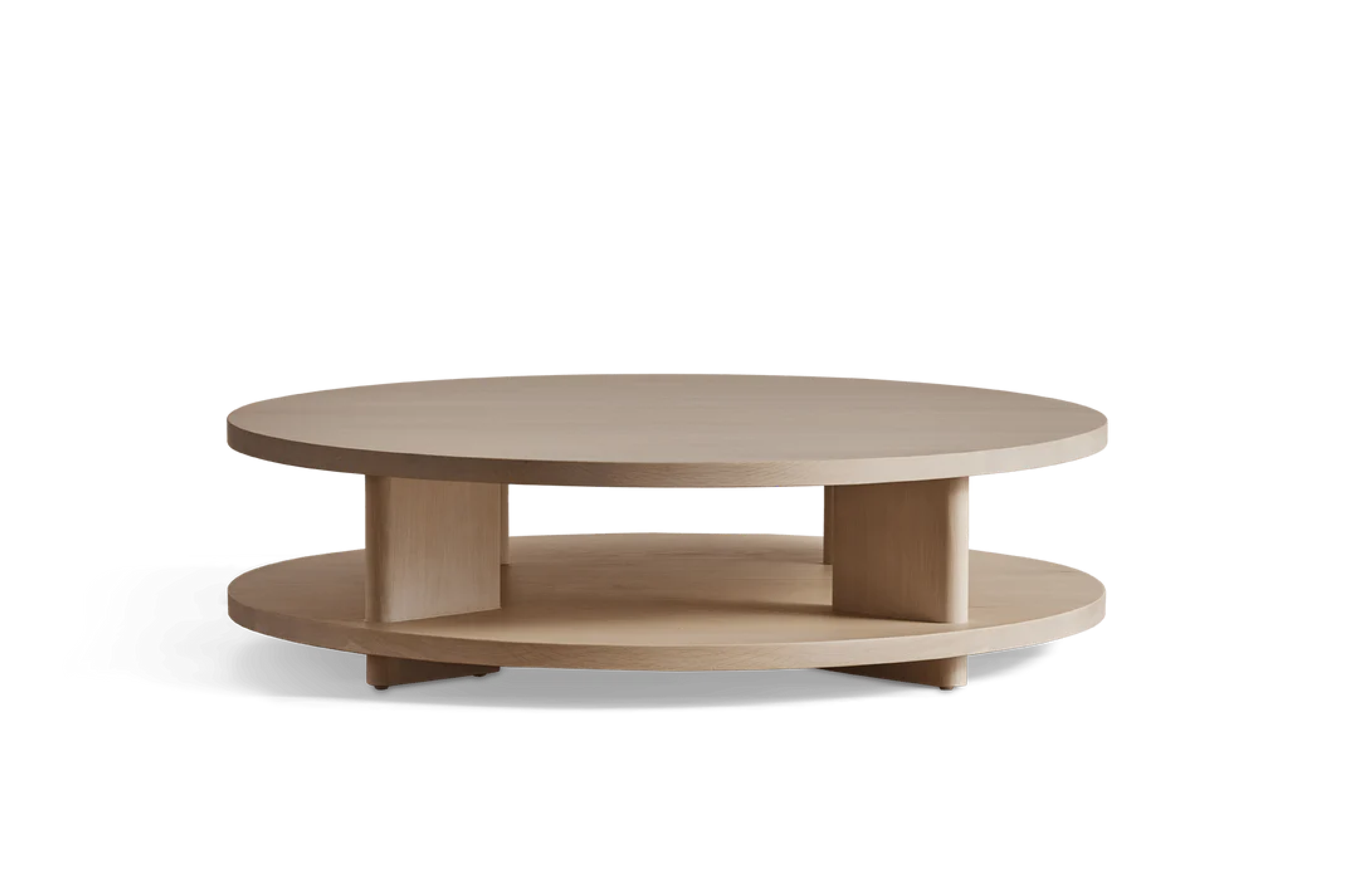 Round Shelf Coffee Table