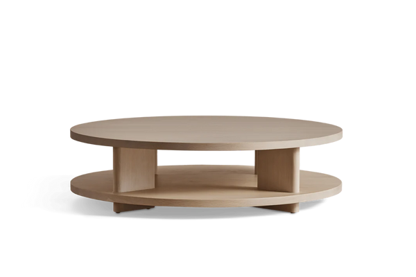 Round Shelf Coffee Table
