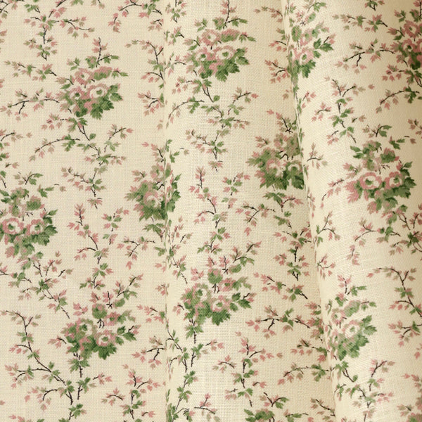 Rambling Rose Linen in Angelica