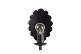 Scallop Sconce, Black Sky