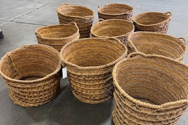 VTG SPANISH OLIVE HARVEST BASKET