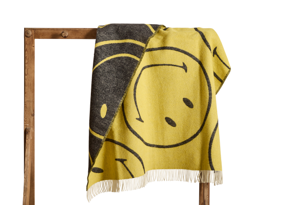 Wool Smiley Blanket