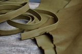 Fine Leather Piping, Split Pea