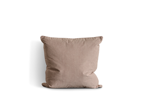 Howe Ticking in Pink/White Pillow