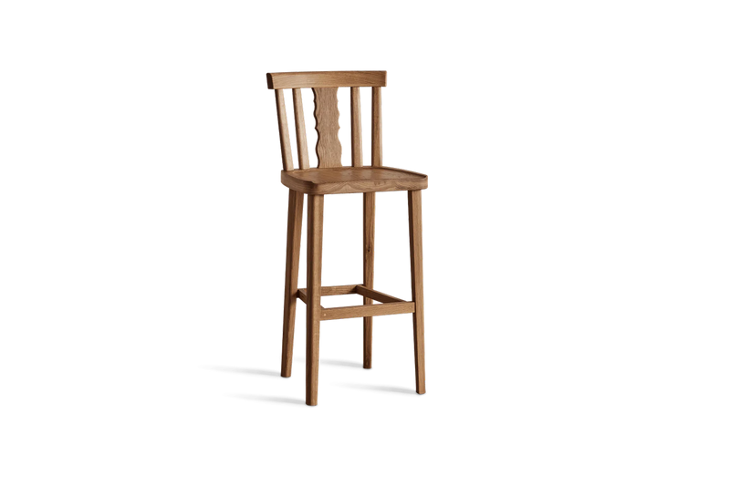 Swiss Back Bar Stool