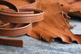 Fine Leather Piping, Tan