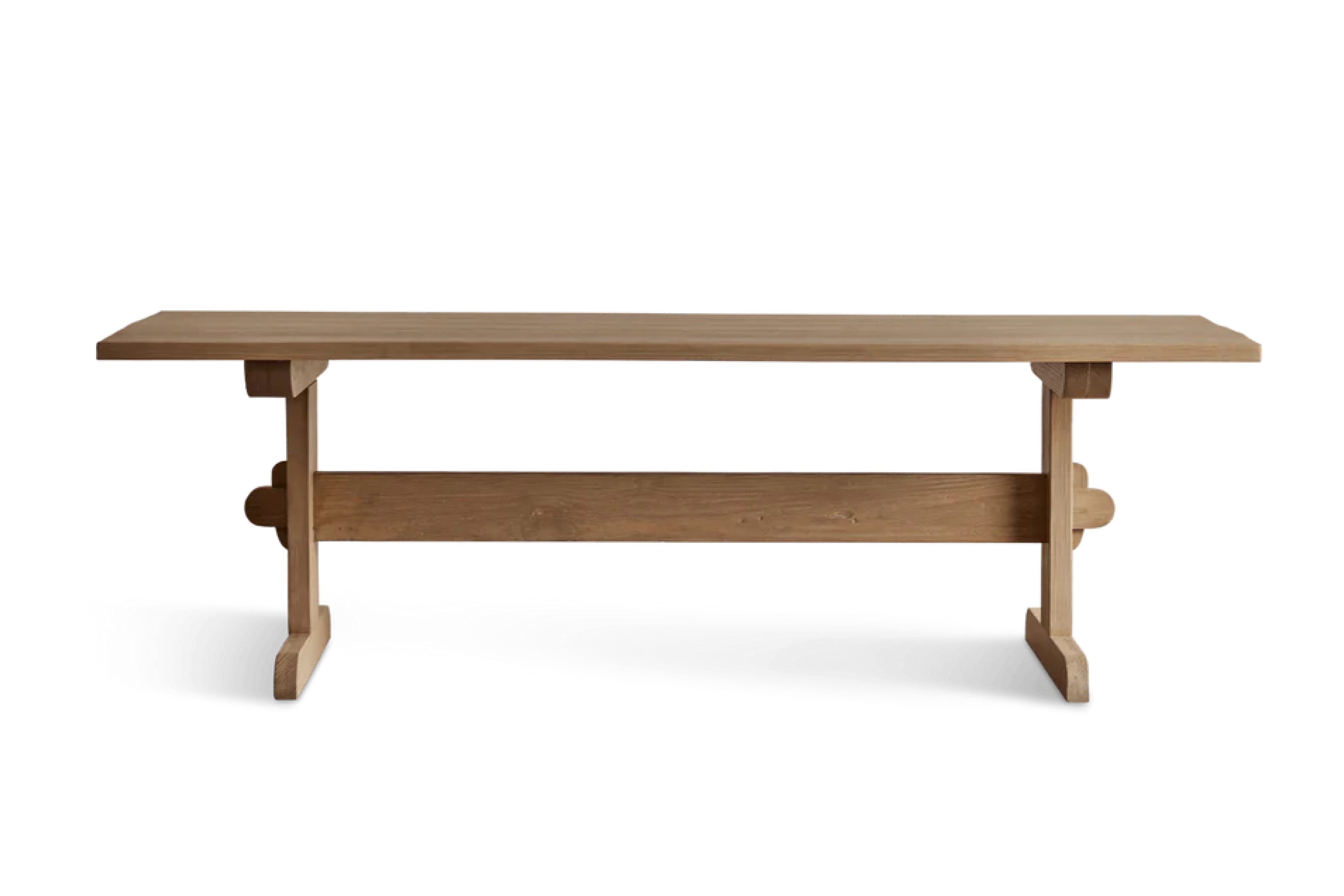 Trestle Dining Table, Rectangular