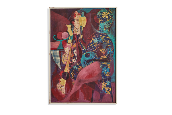 1970s Painting by Valencia