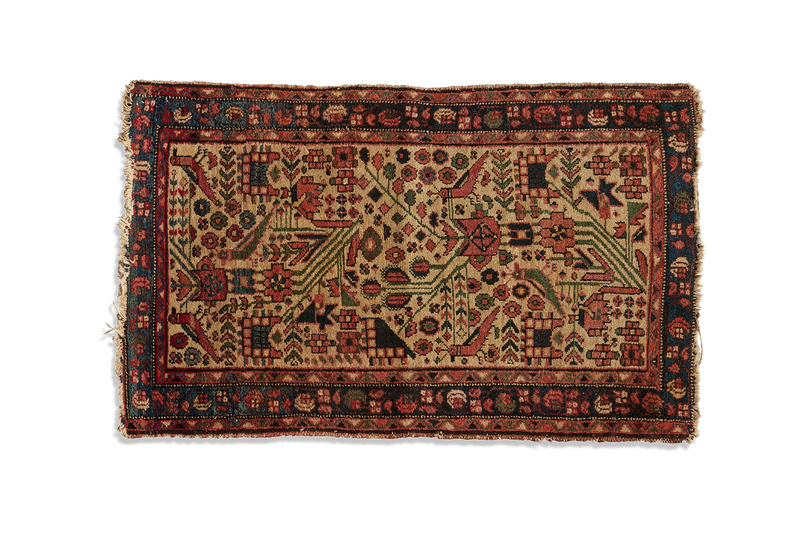 Persian Throw Rug 27" x 45"
