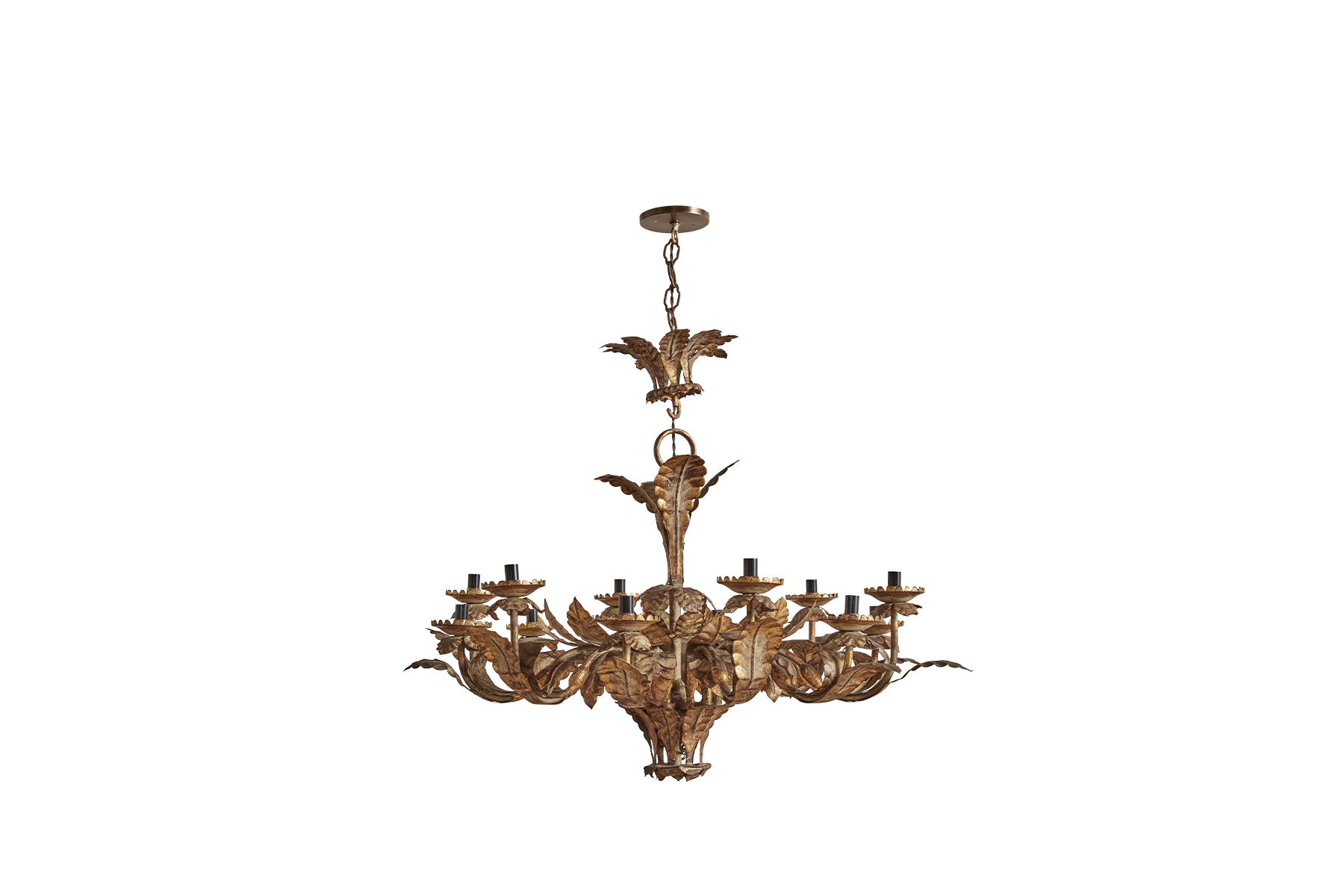Large Tole Chandelier
