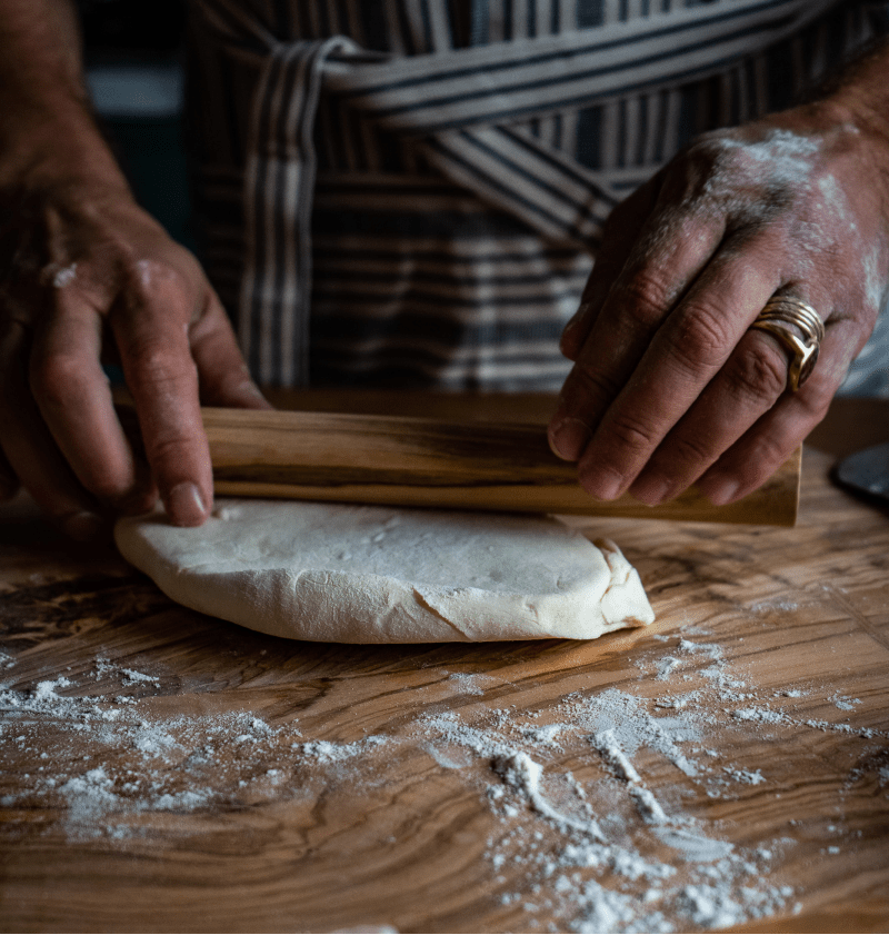 Andrea Brugi Hand Carved Olivewood Rolling Pin (2 Sizes) - Nickey Kehoe