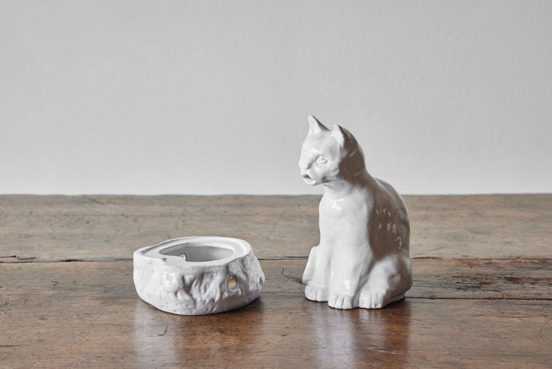 Astier de Villatte, Setsuko Cat Incense Burner - Nickey Kehoe