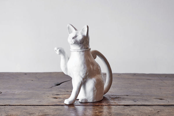 Astier De Villatte, Setsuko Cat Teapot - Nickey Kehoe