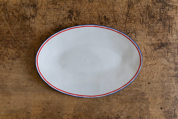 Astier Oval Tricolor Platter - Nickey Kehoe