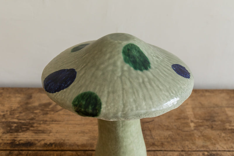 Atelier MVM, Ceramic Mushroom Lamp In Celadon Spotted (LA) - Nickey Kehoe