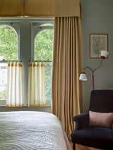 Double Width Linen Sheer, Butter