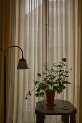 Double Width Linen Sheer, Butter