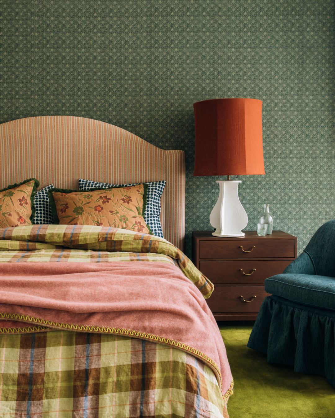 Duvet In Madras Plaid