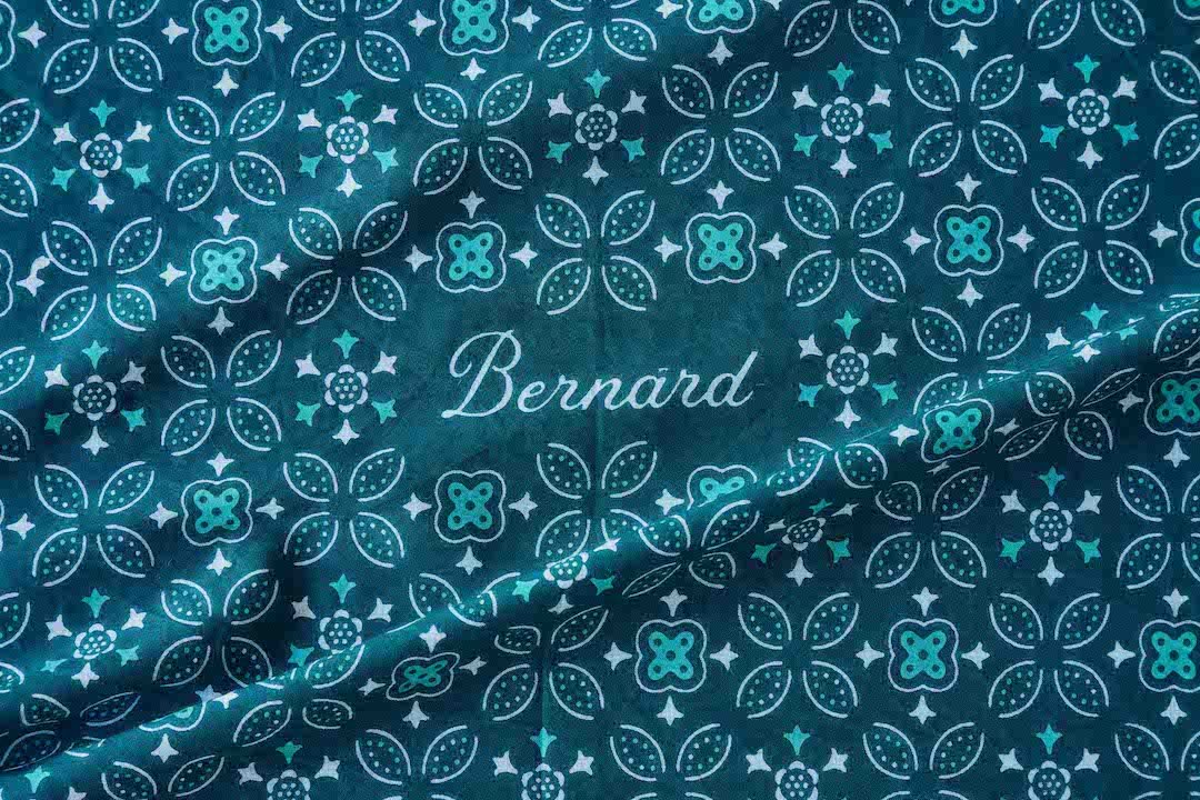 Bernard, Teal Bandana - Nickey Kehoe