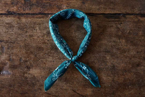 BERNARD TEAL BANDANA