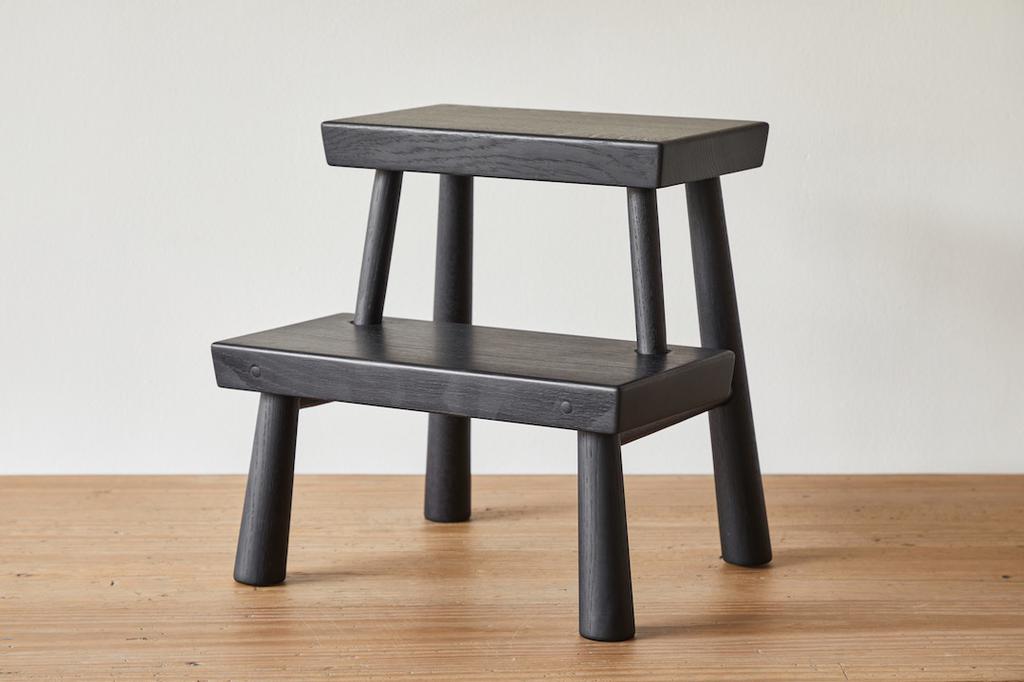 Blackcreek Mercantile Two Step Stool, Black (LA) - Nickey Kehoe