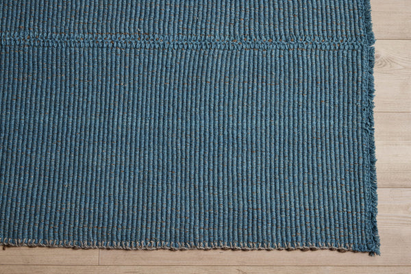 Blue Wool Kilim, 10' x 14'4 - In Stock - Nickey Kehoe